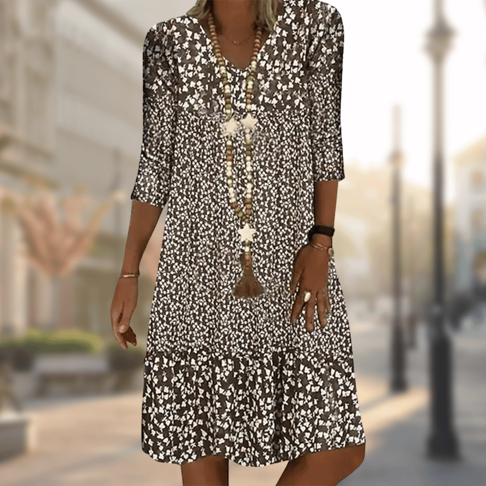 Cecilia® | Elegant and comfortable women's dress with versatile wearing options