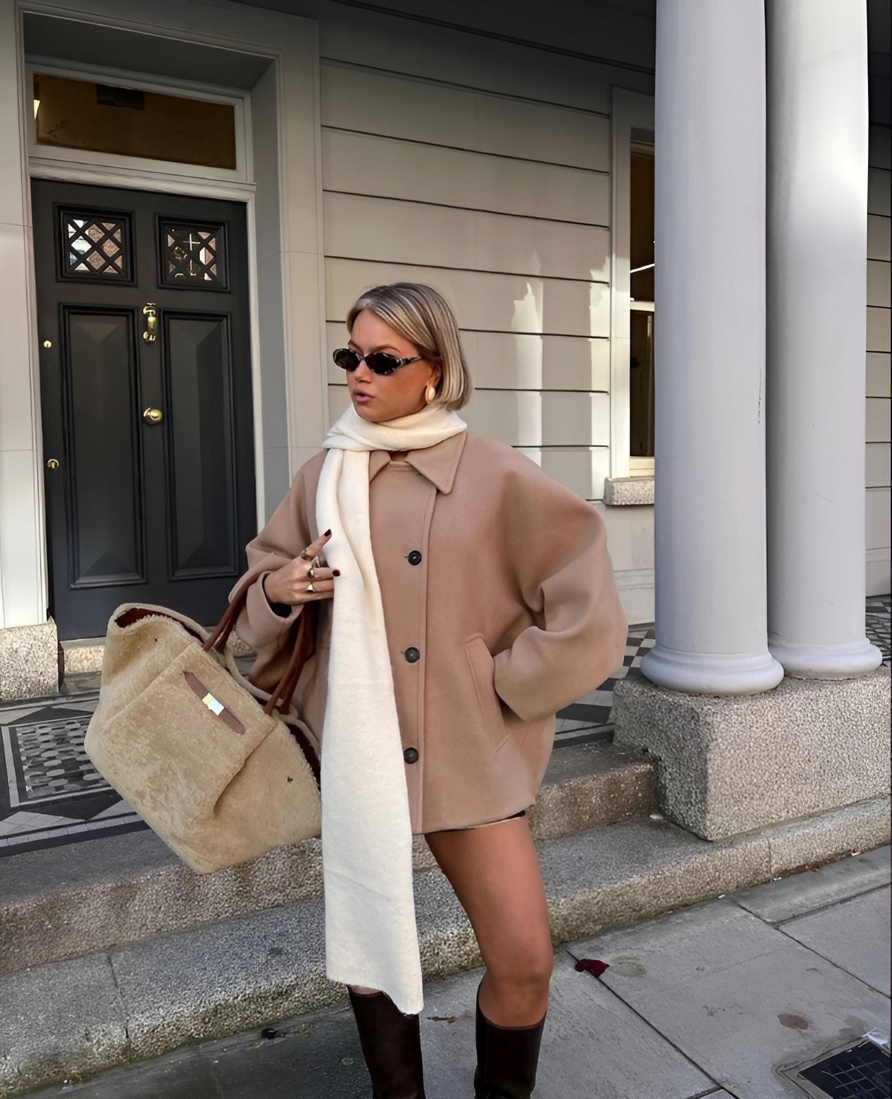 Alma | Women's Oversized Jacket Wool Trendy