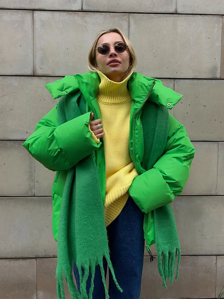 Caridad | Women's Puffer Jacket Modern Design Warmth