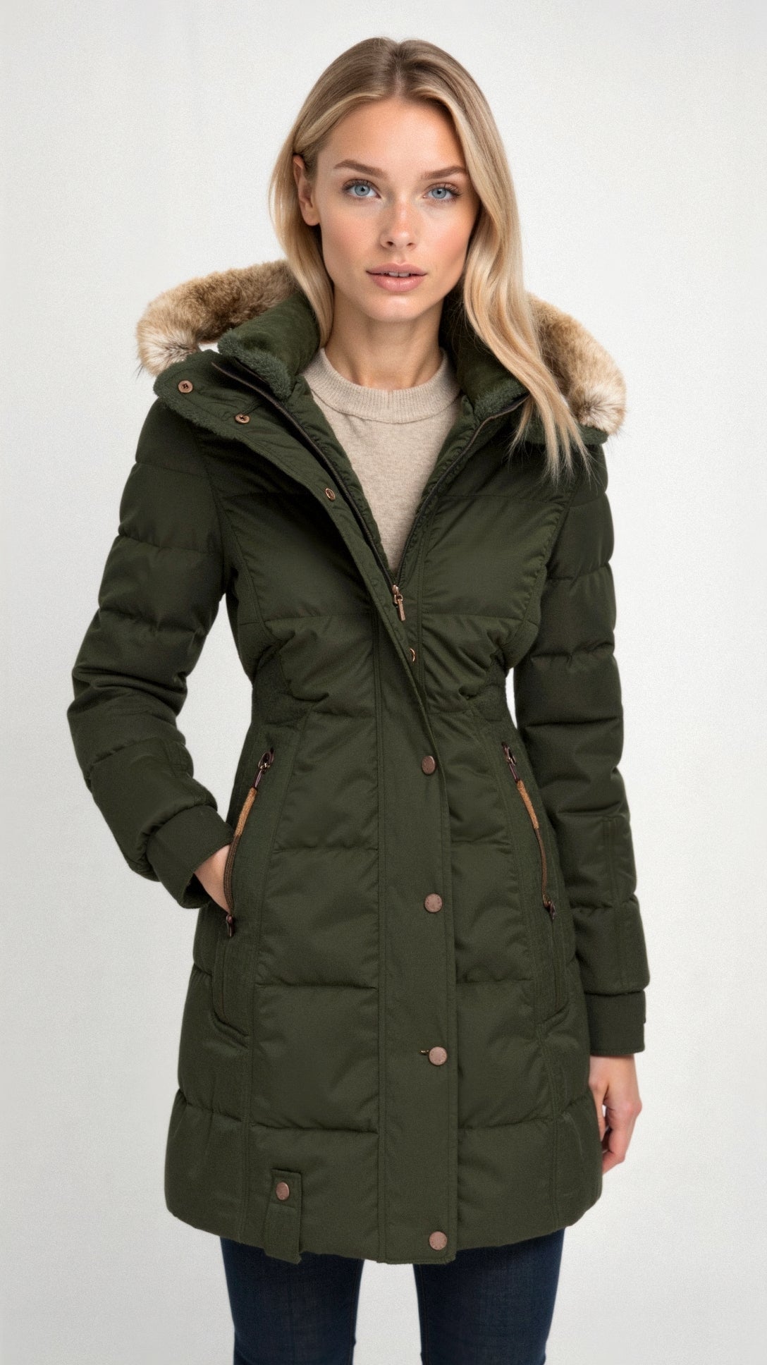 Beatriz | Women's Hooded Puffer Jacket Warm