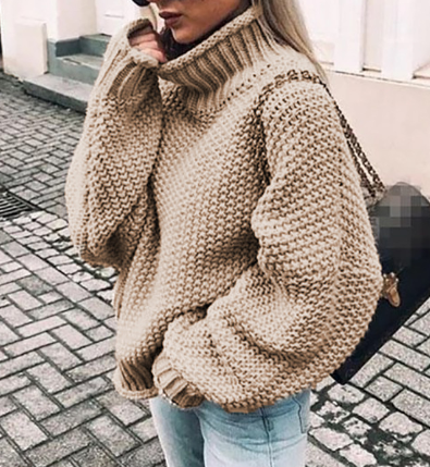 Consuelo | Women's cotton oversized sweater with mouse sleeves