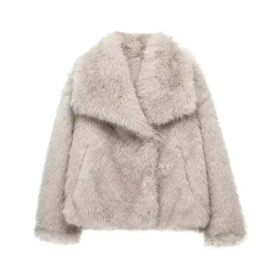 Claudia | Women's Faux Fur Jacket Luxurious Stylish