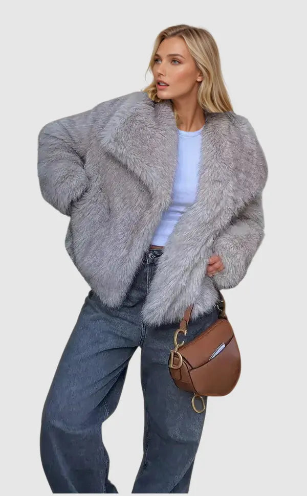 Claudia | Women's Faux Fur Jacket Luxurious Stylish