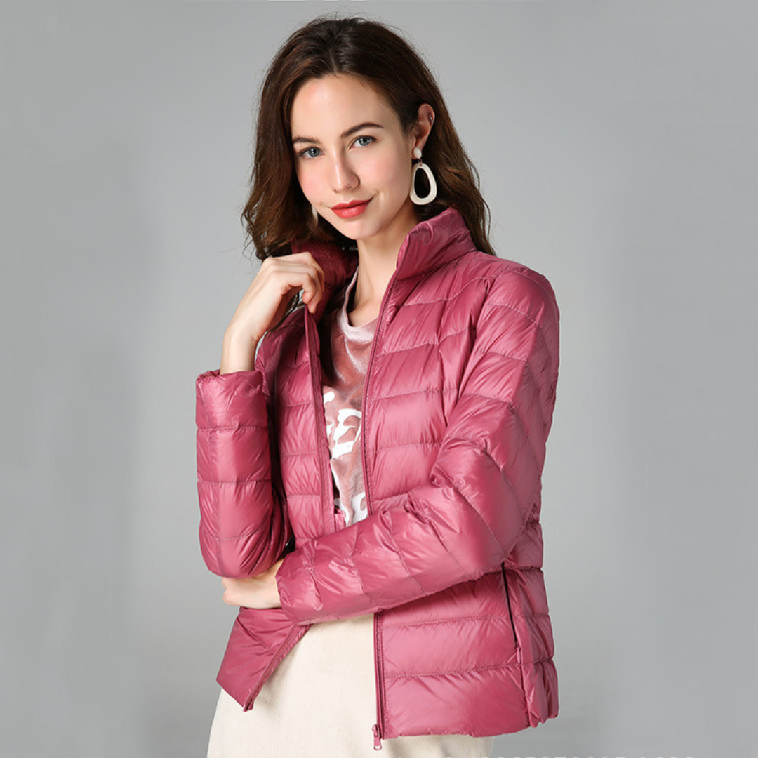 Doris | Women's jacket lightweight pleated design with practical pockets