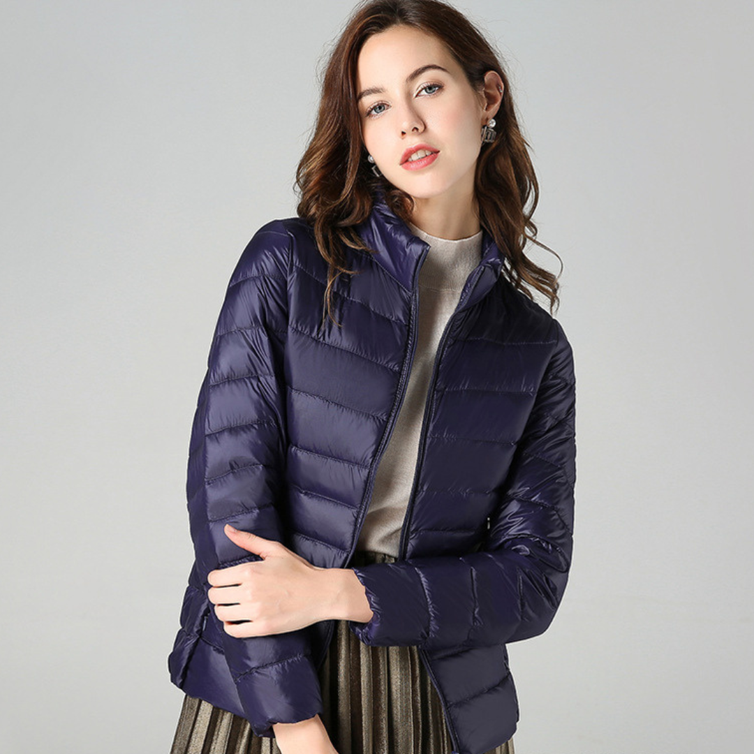 Doris | Women's jacket lightweight pleated design with practical pockets