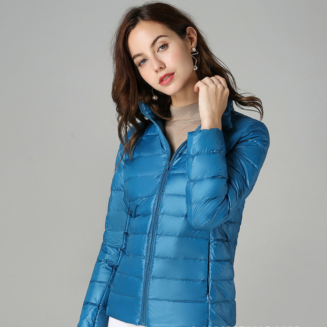 Doris | Women's jacket lightweight pleated design with practical pockets