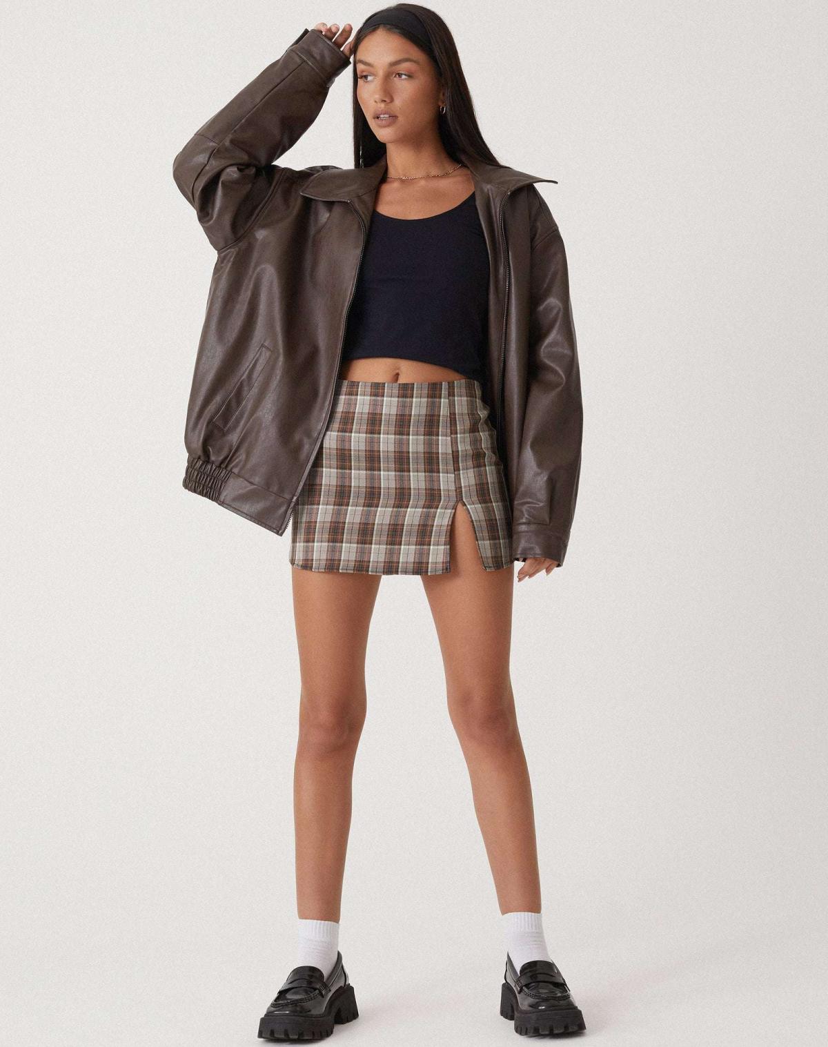 Elisa | Women's jacket oversized faux leather fashionable