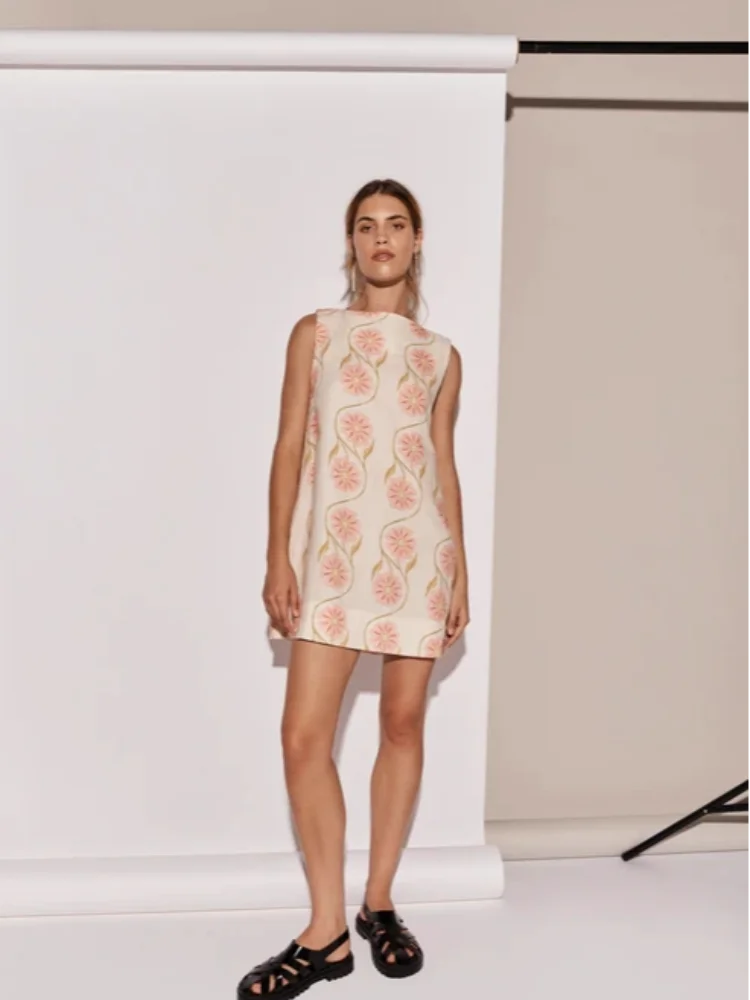 Brenda® | Elegant mini dress with flowers