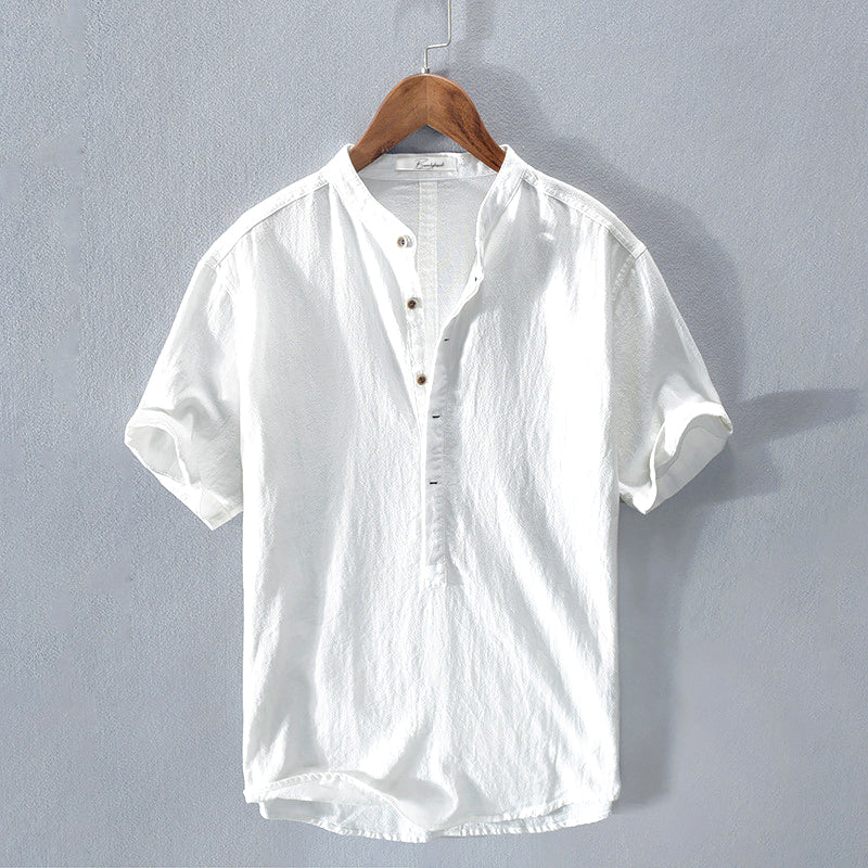 Theodore | Men's Elegant Shirt with Mandarin Collar