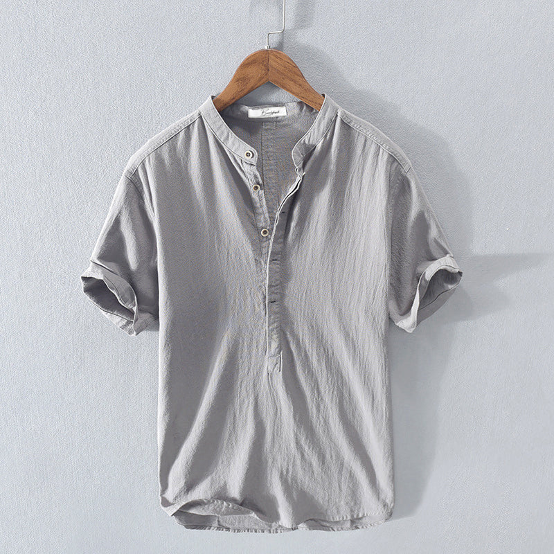 Theodore | Men's Elegant Shirt with Mandarin Collar