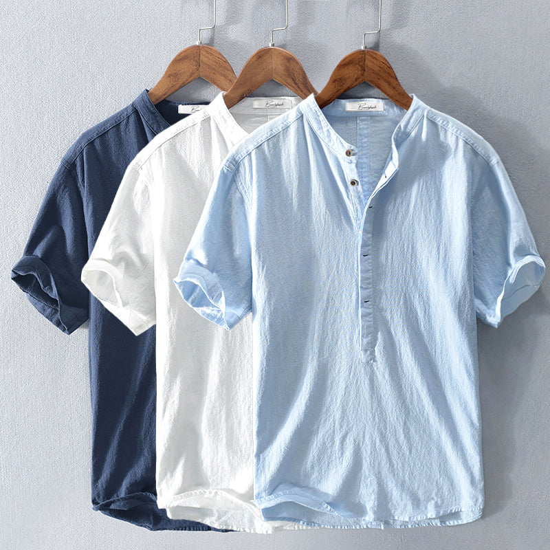 Theodore | Men's Elegant Shirt with Mandarin Collar