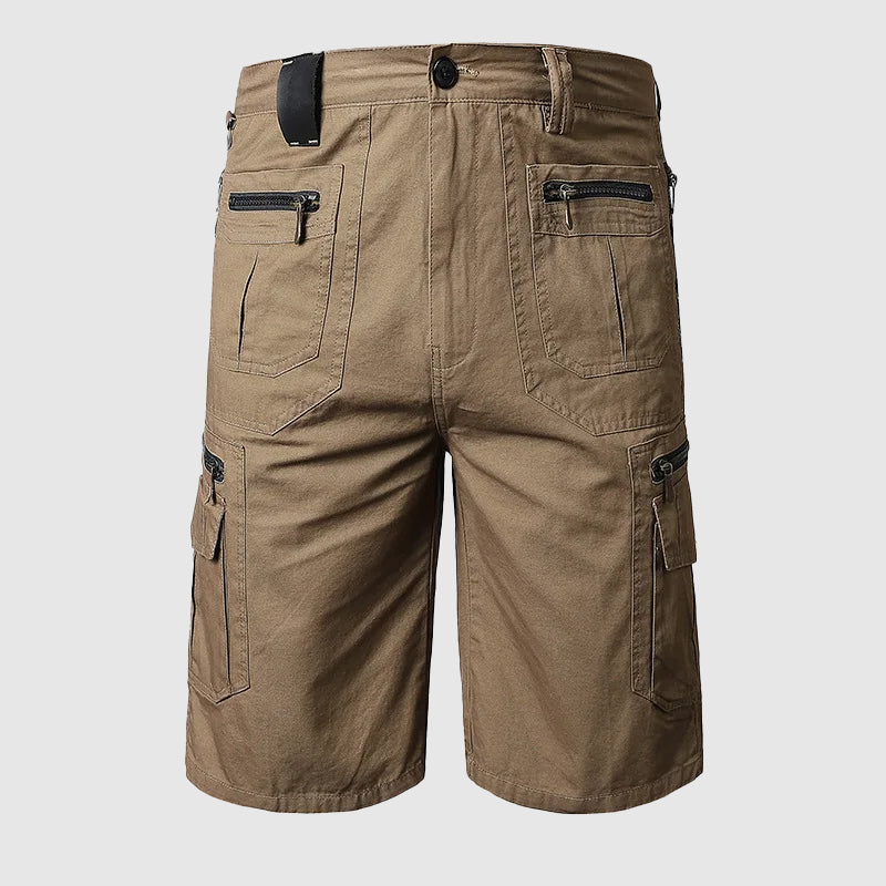 Micah | Durable Multi-Pocket Knee Length Cargo Shorts