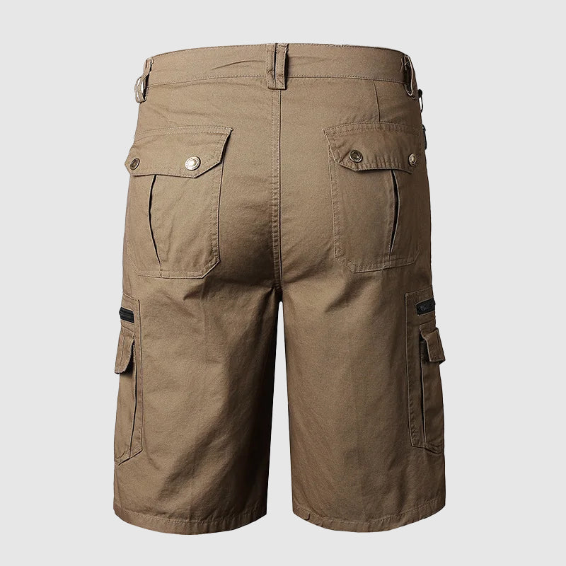 Micah | Durable Multi-Pocket Knee Length Cargo Shorts