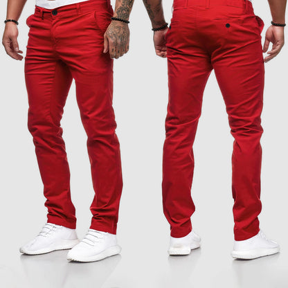 Gus | Men's Casual Slim Fit Straight Leg Pants