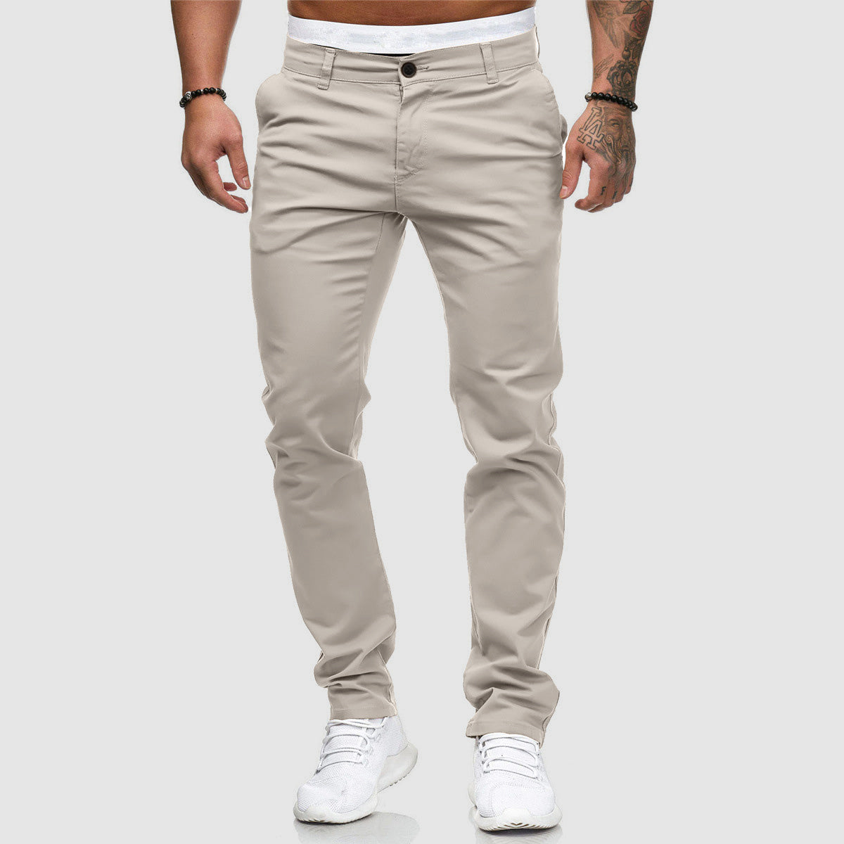 Gus | Men's Casual Slim Fit Straight Leg Pants