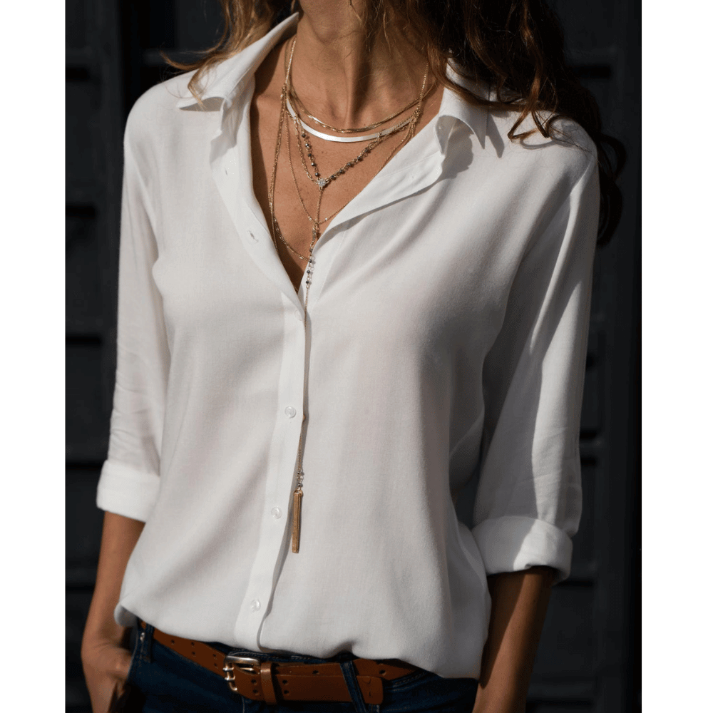 Briona® | Tight-Fitting, Comfortable Blouse That Defines Chic