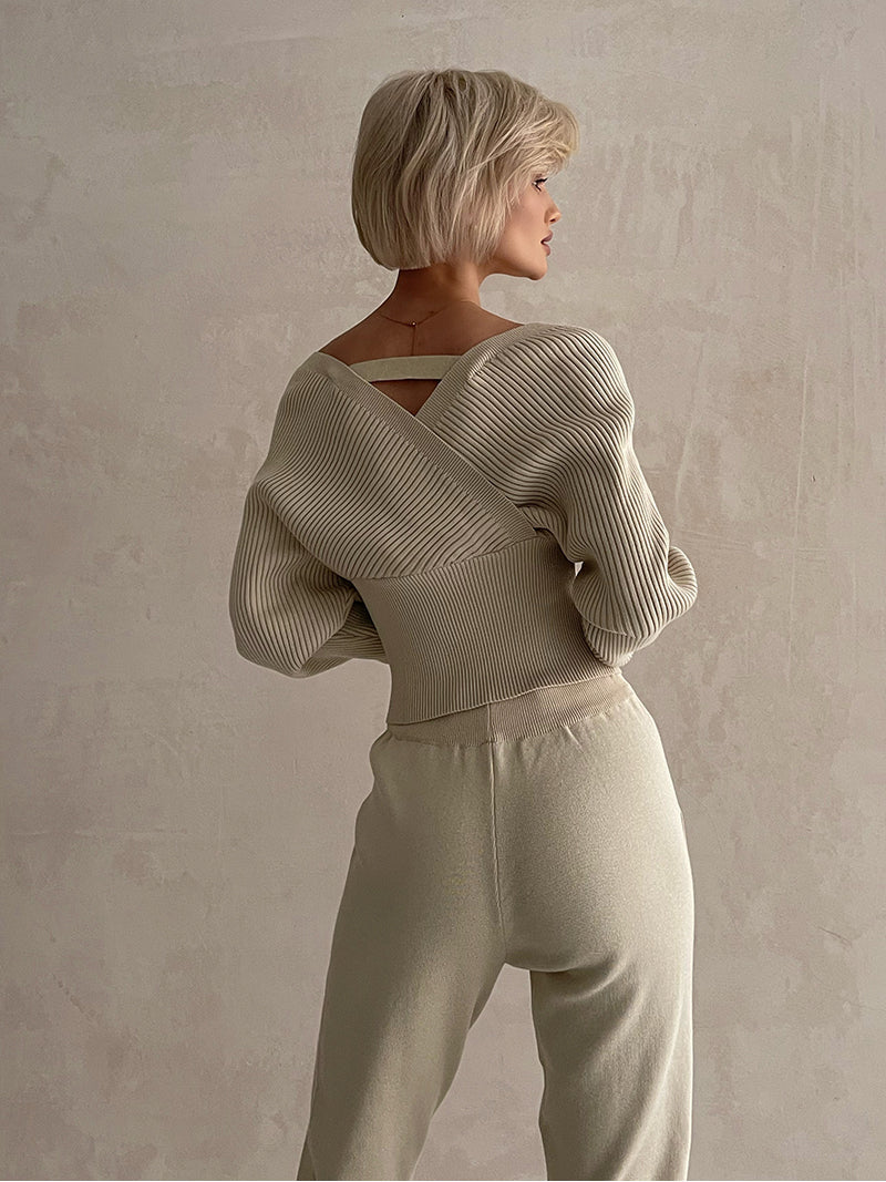 Ava® | Jenni off shoulder top and pants set