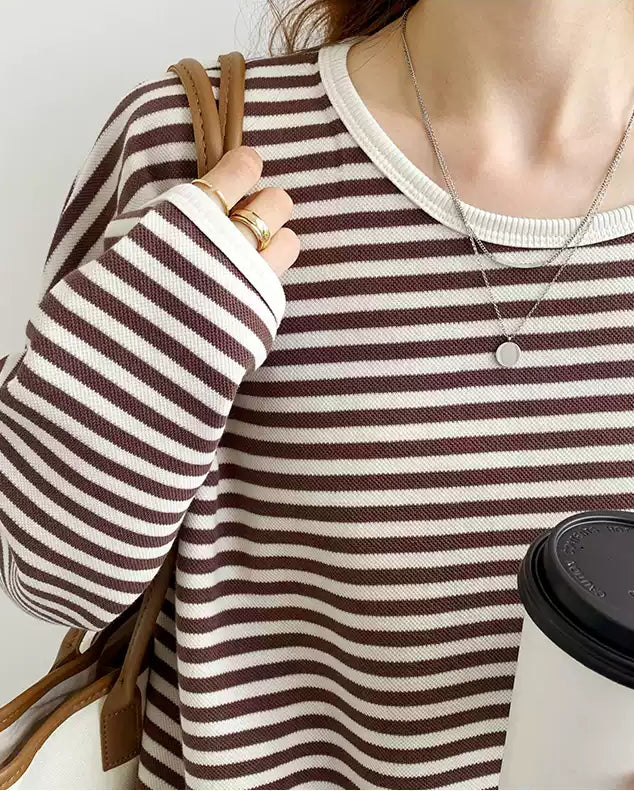 Diana® | Striped sweater blouse “Charlotte”.