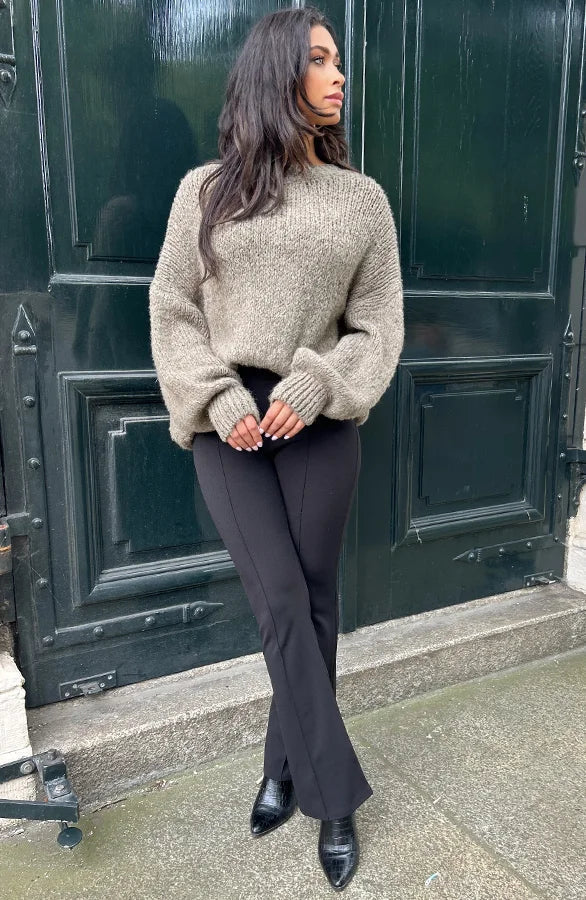 Capri® | Detailed flared trousers for women