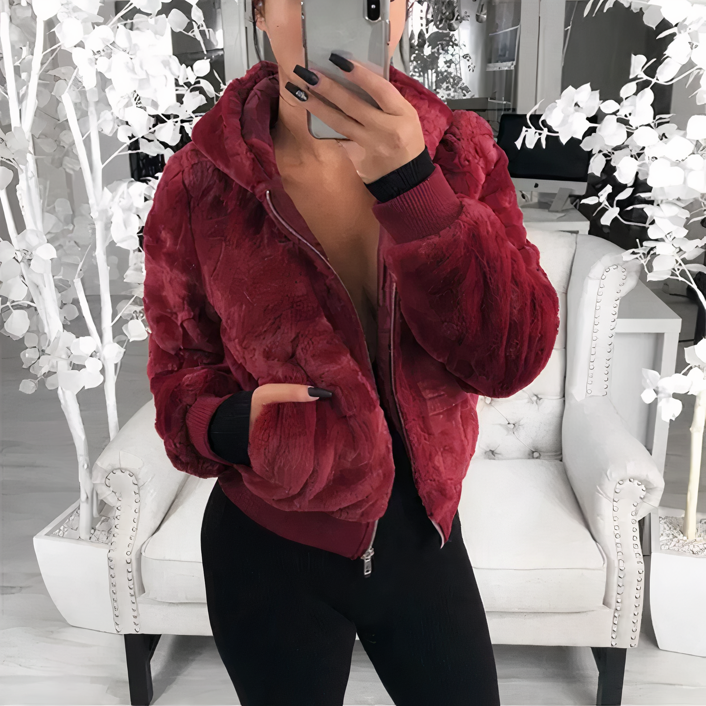 Celeste® | Short hooded jacket