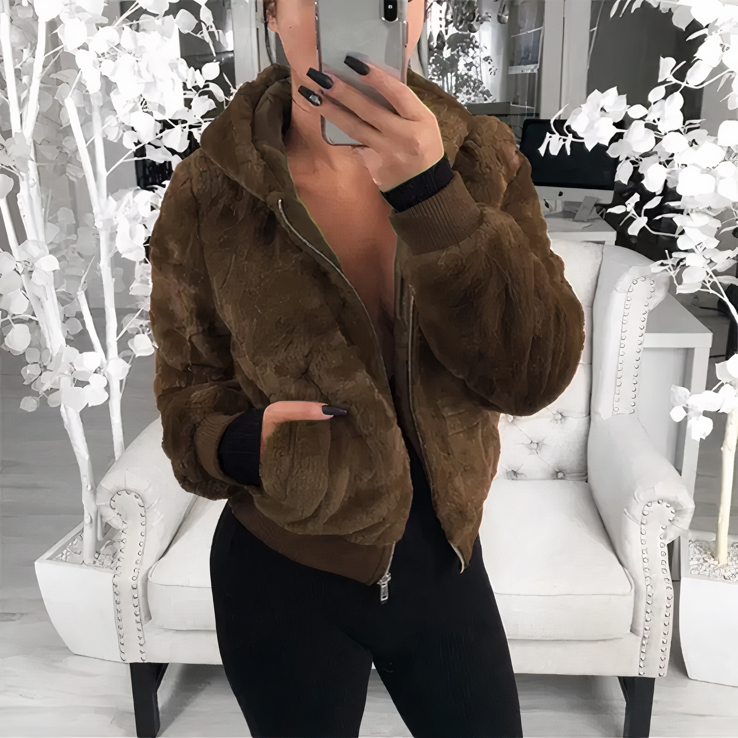 Celeste® | Short hooded jacket
