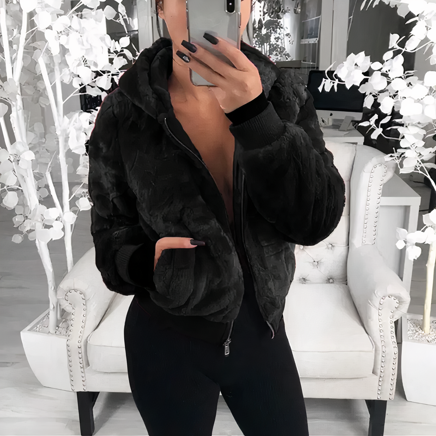 Celeste® | Short hooded jacket