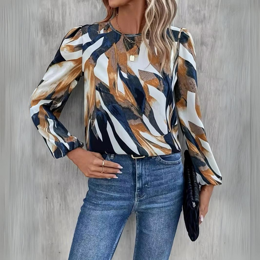 Damiana® | Casual blouse with long lantern sleeves
