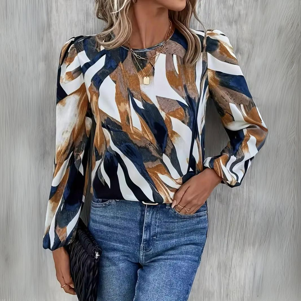 Damiana® | Casual blouse with long lantern sleeves