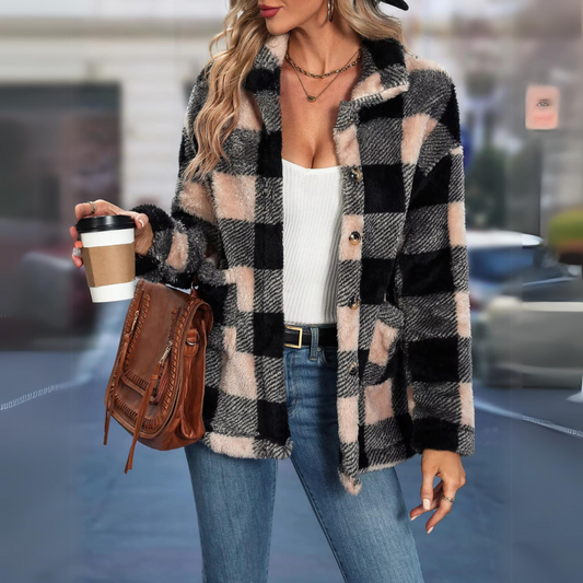 Casilda® | Checked winter jacket