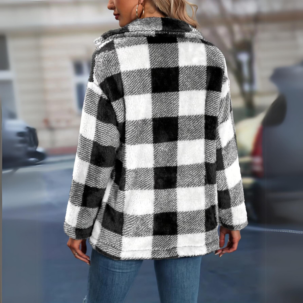 Casilda® | Checked winter jacket