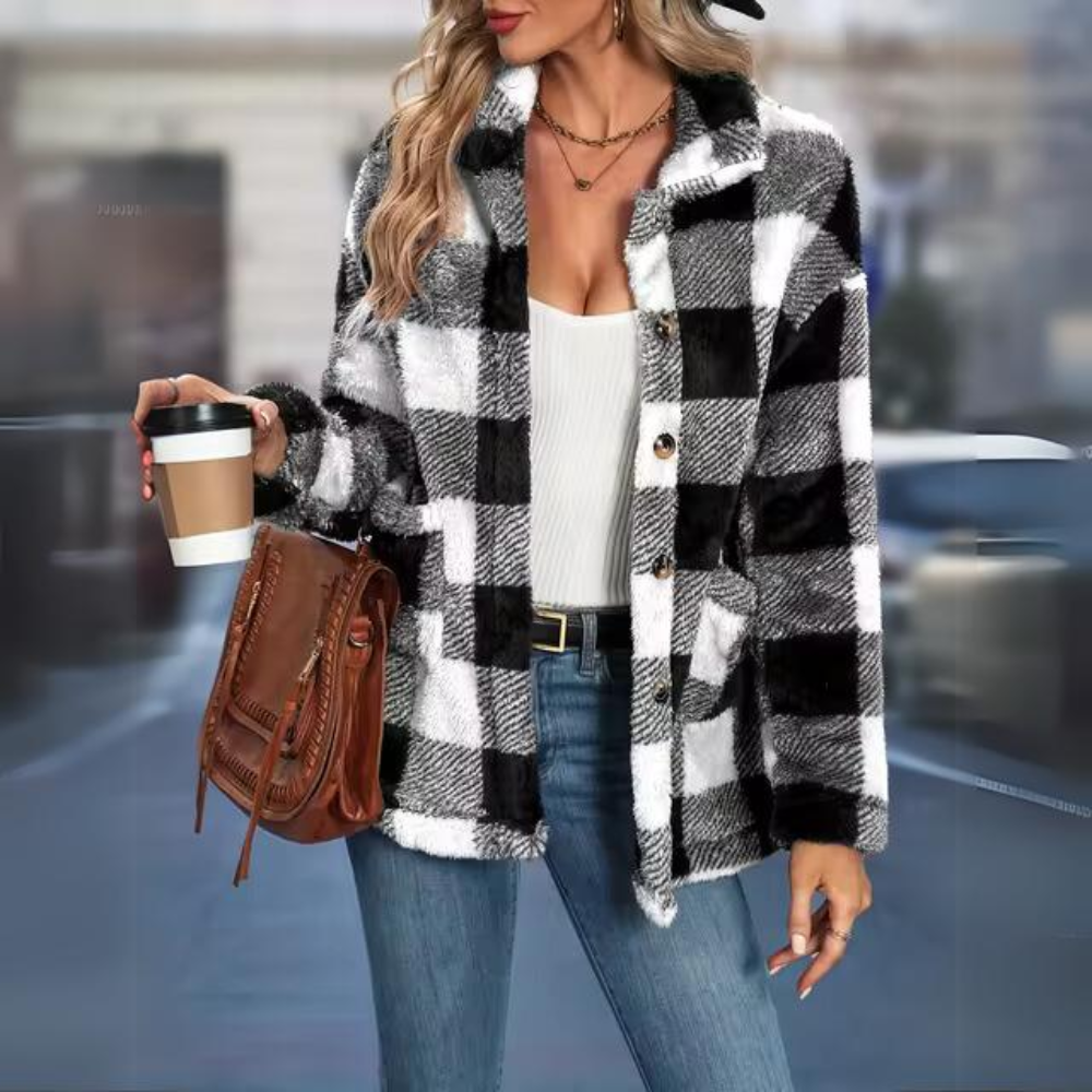 Casilda® | Checked winter jacket