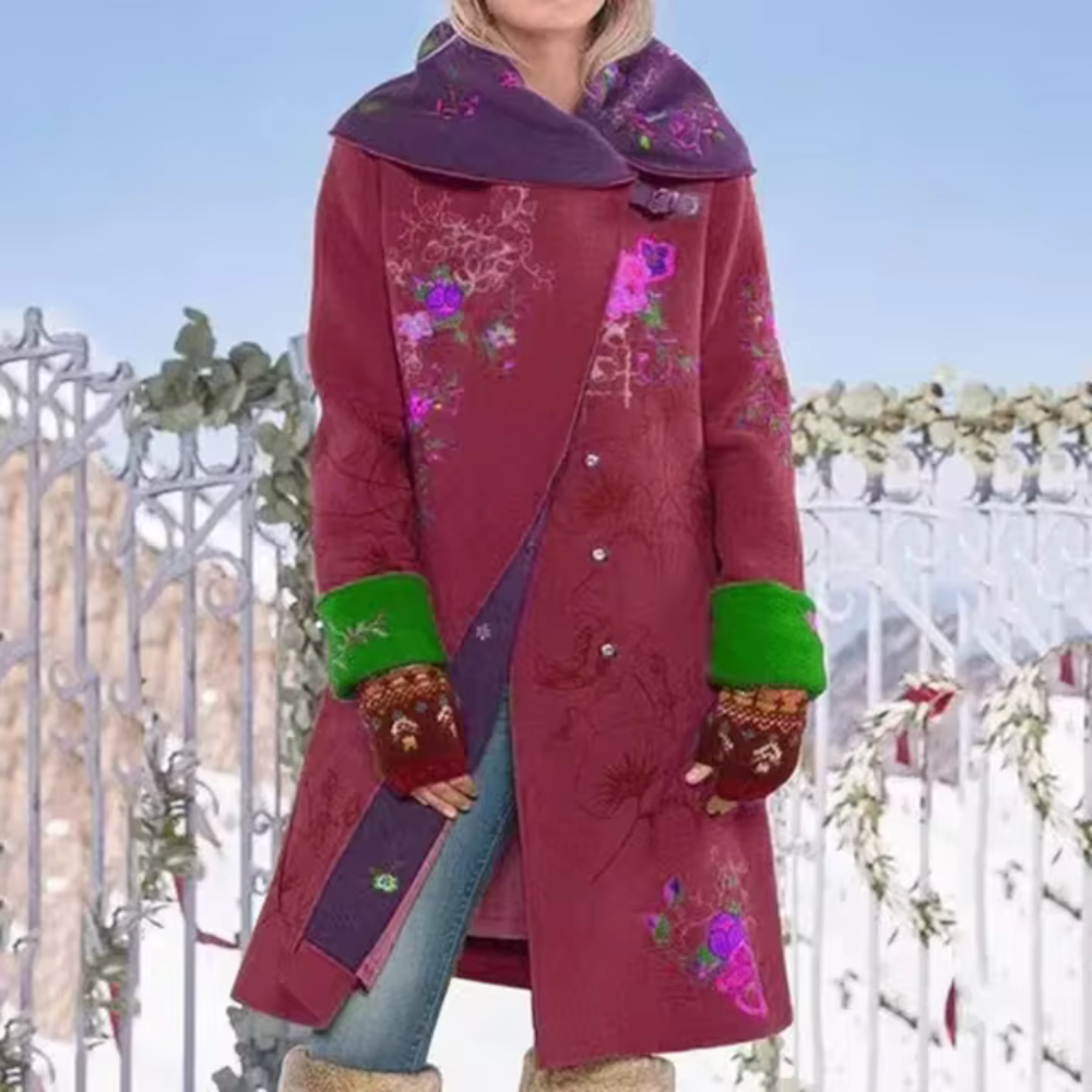 Bonifacia® | Mid-length winter jacket with print