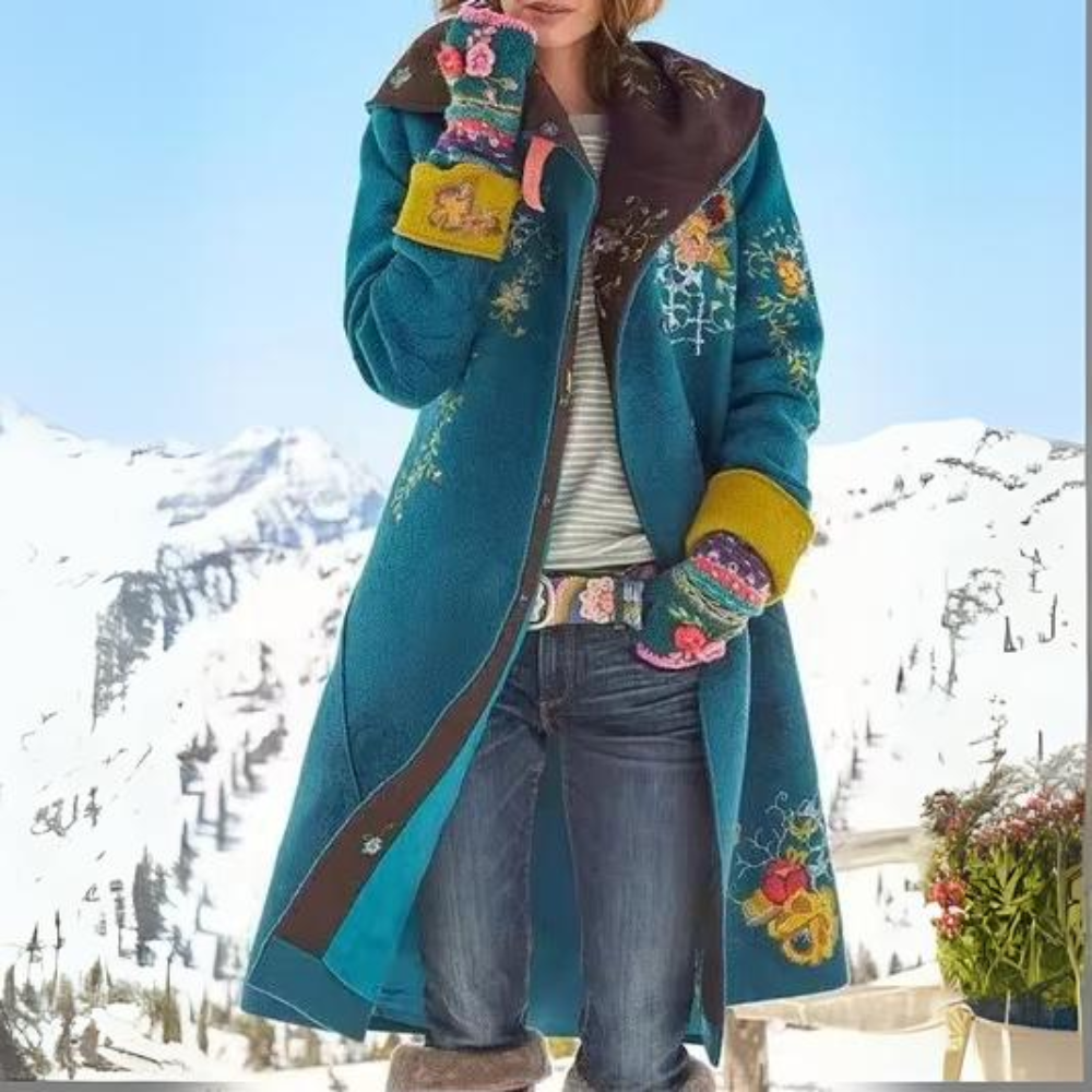 Bonifacia® | Mid-length winter jacket with print
