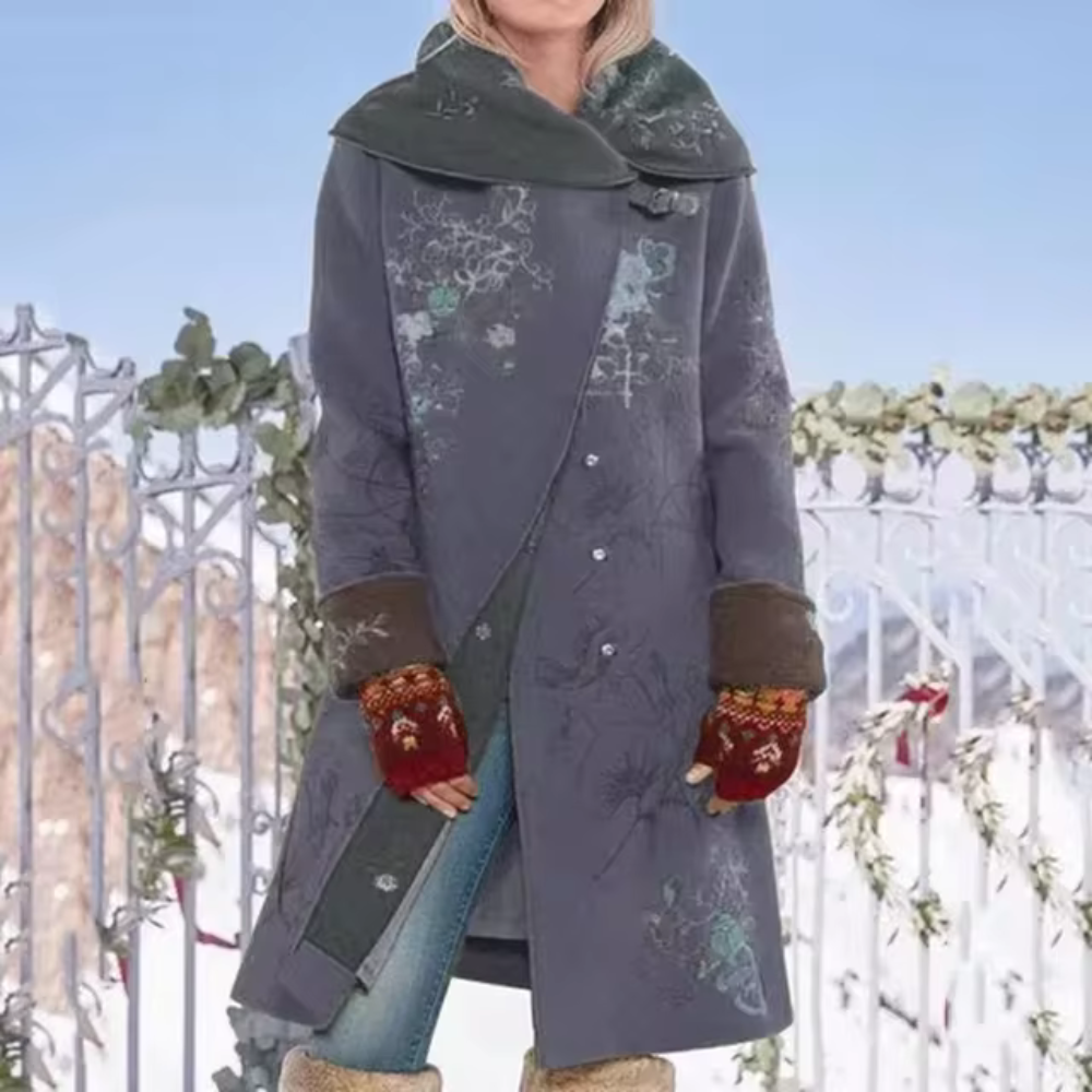 Bonifacia® | Mid-length winter jacket with print