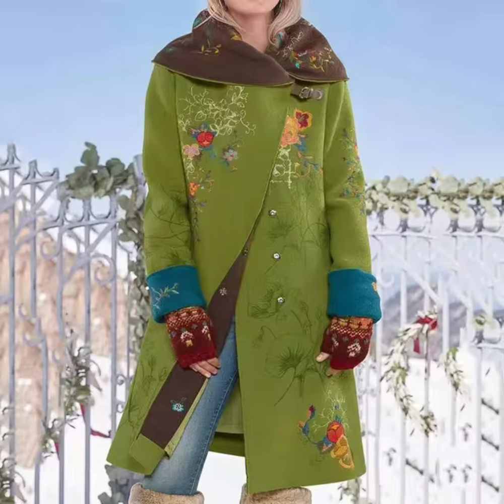 Bonifacia® | Mid-length winter jacket with print