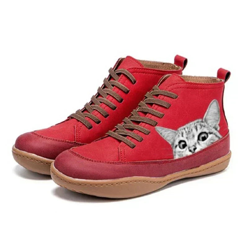 Araceli | Cat leather ankle boots