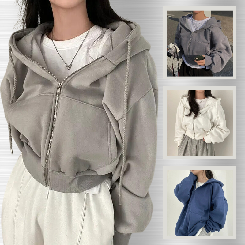 Claudia | Plus Size Women's Zip Up Hoodie