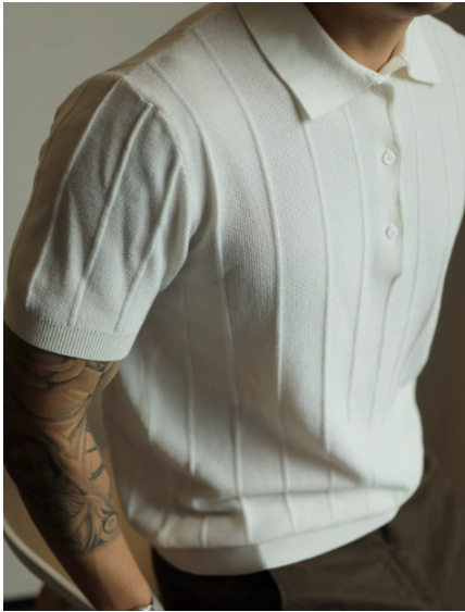 Eugene | Stylish V-Neck Polo Shirt for Men