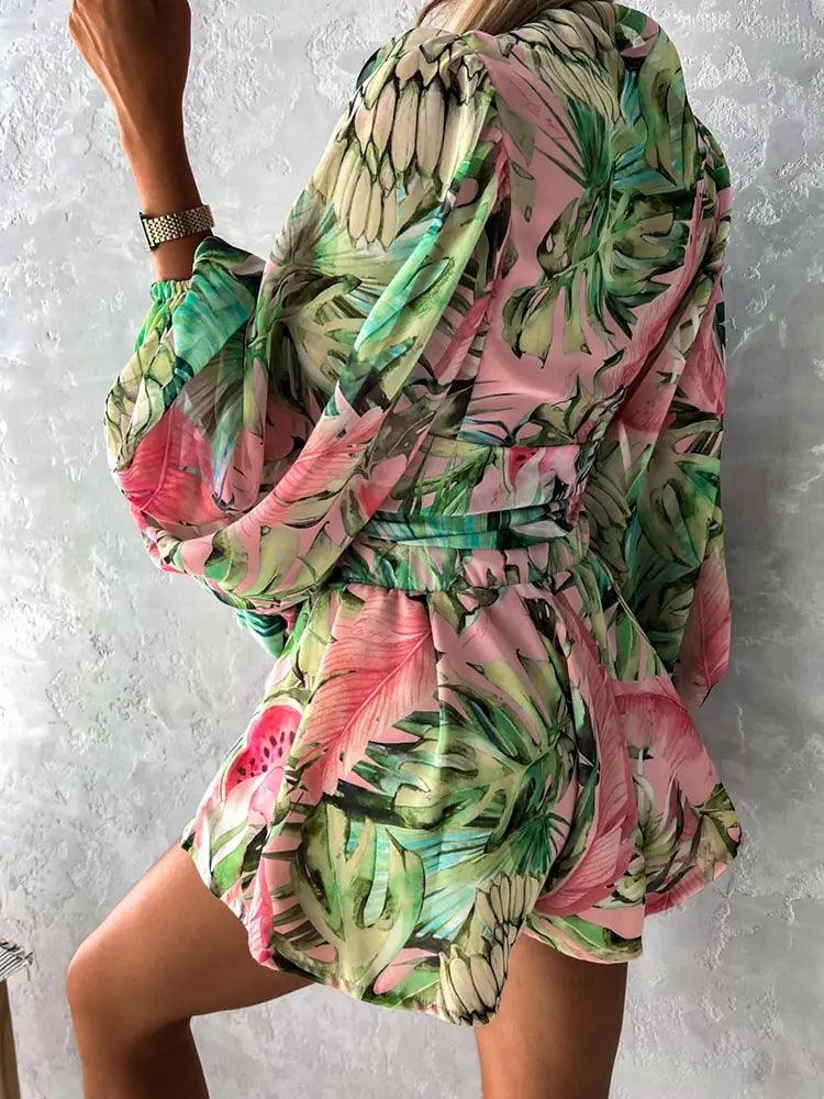 Ariana | Women's Printed Bohemian Style Jumpsuit
