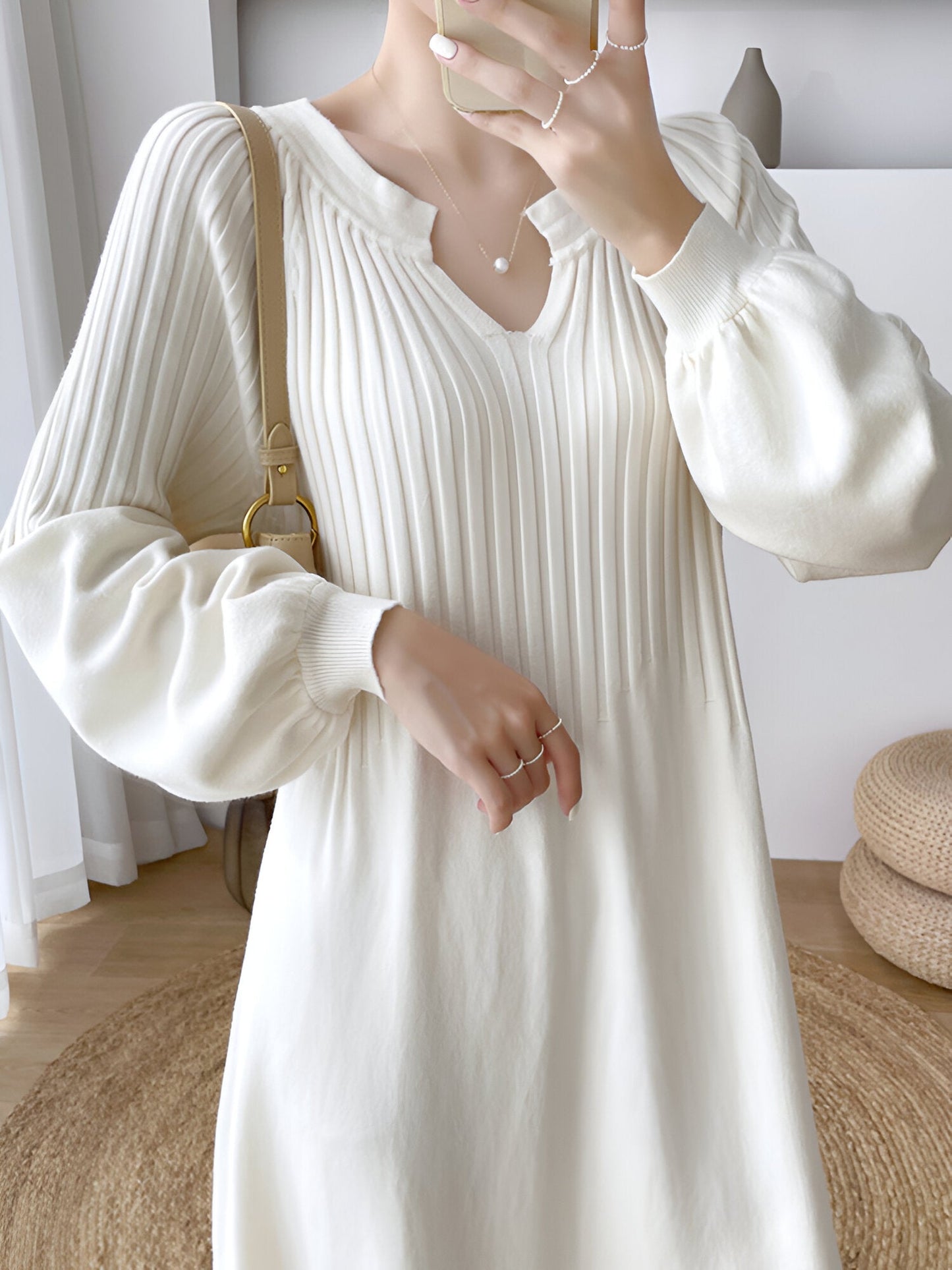 Alba® | Knitted Autumn And Winter Dress For Women