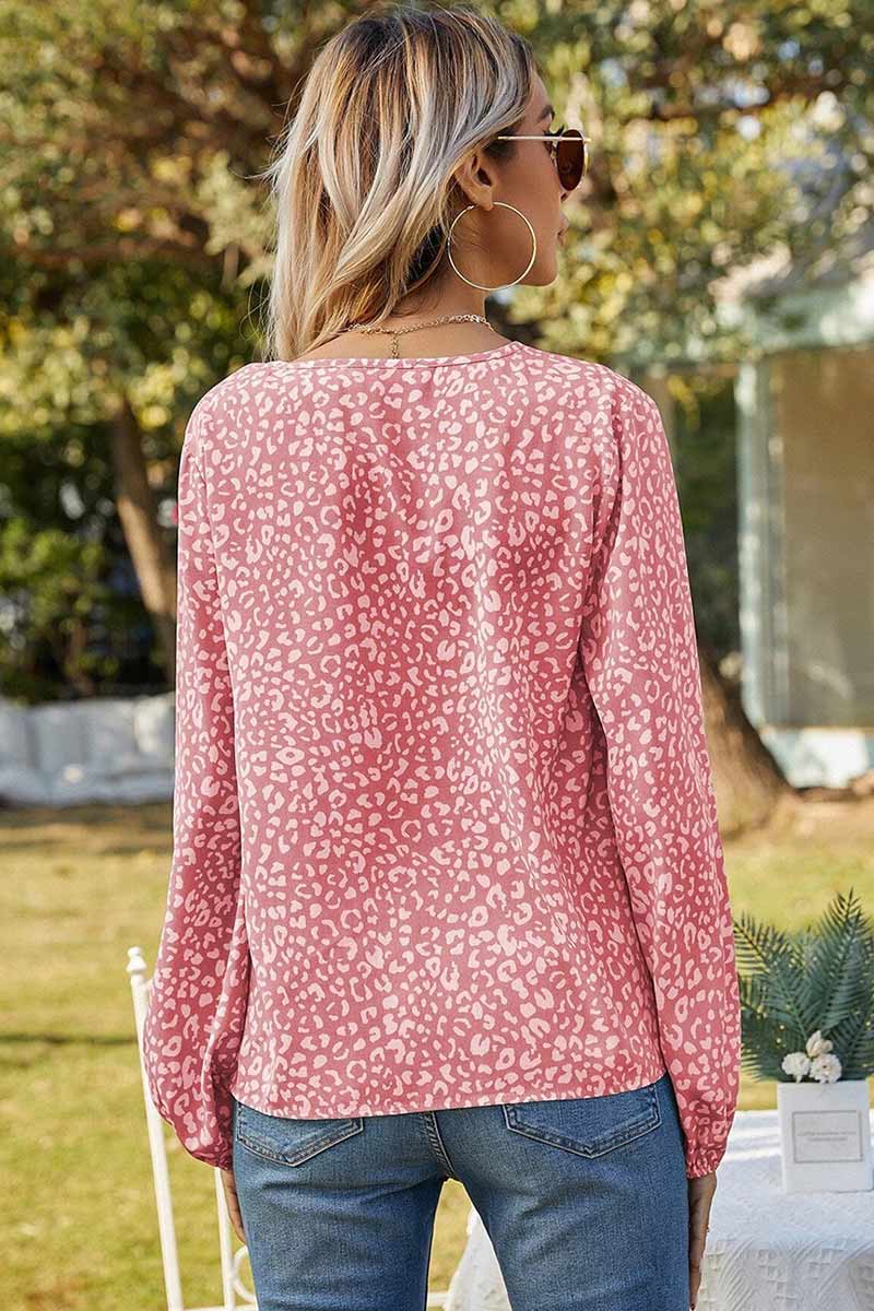 Carmen® | Floral print shirt with gathered cuffs