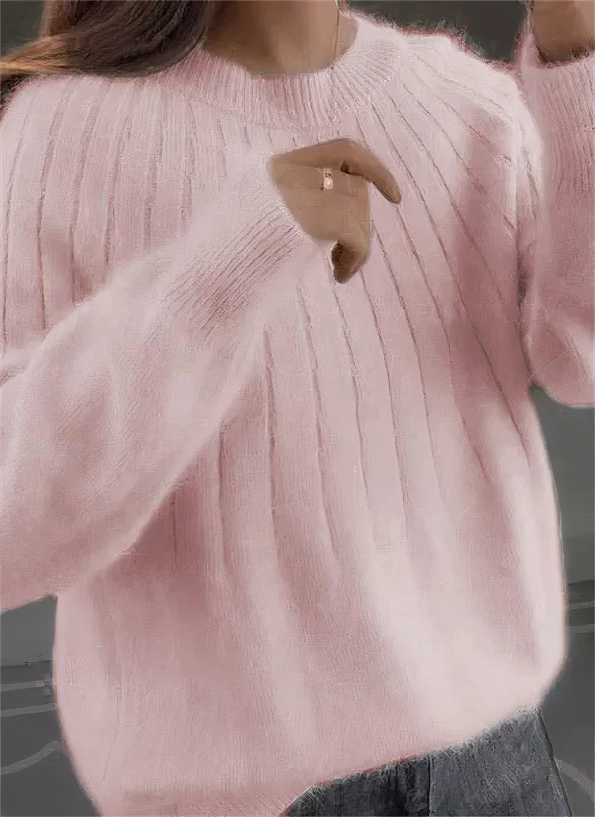 Eleanor® | Fluffy knitted sweater