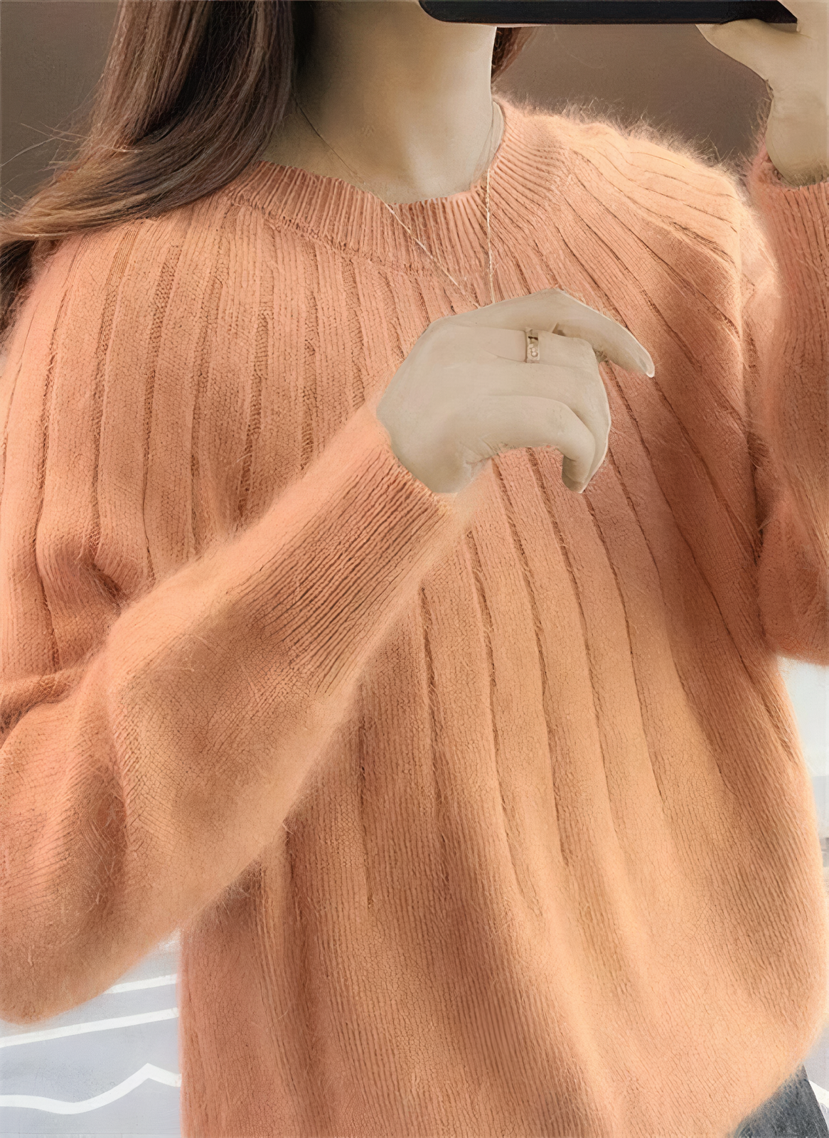 Eleanor® | Fluffy knitted sweater