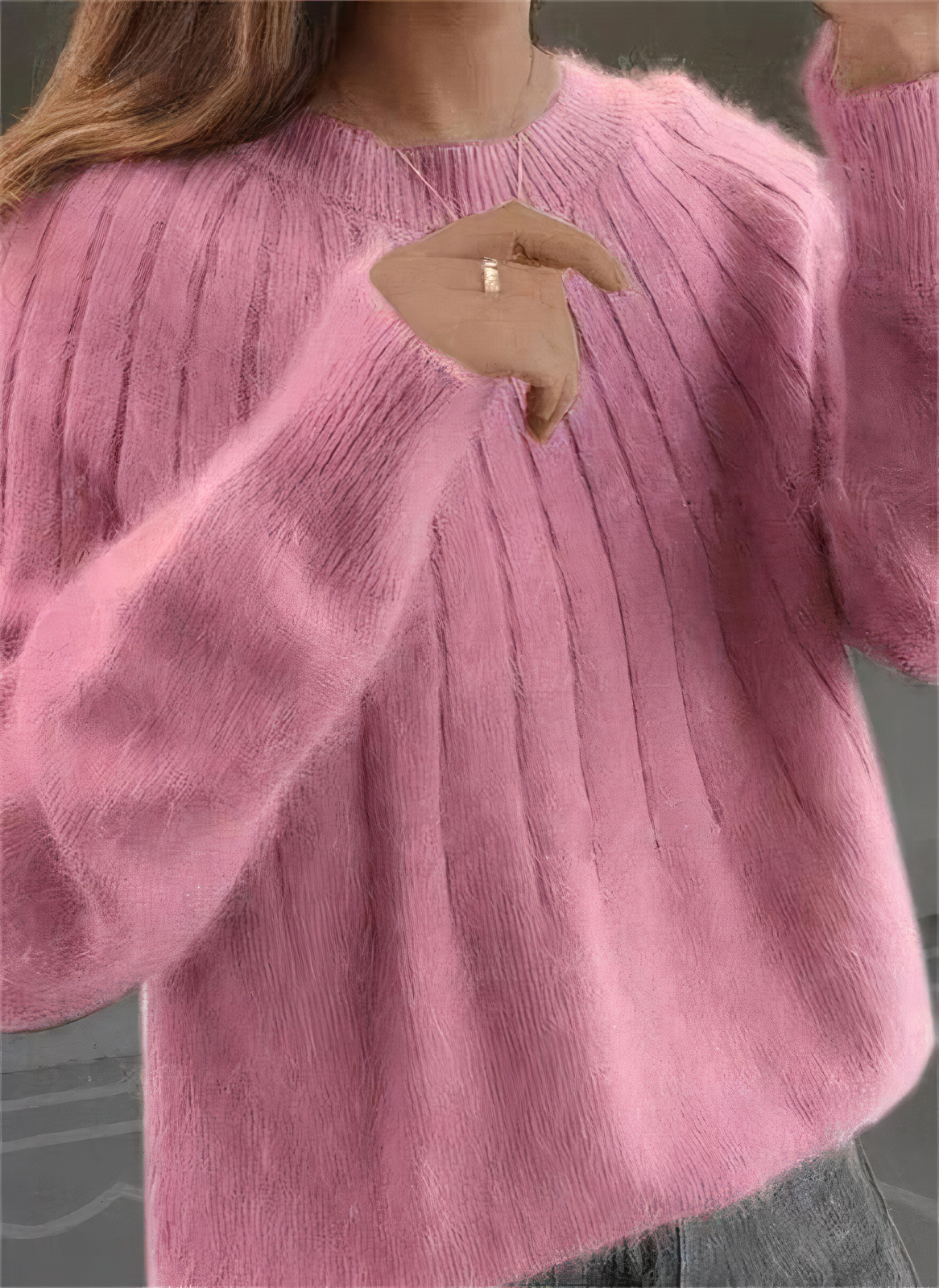 Eleanor® | Fluffy knitted sweater