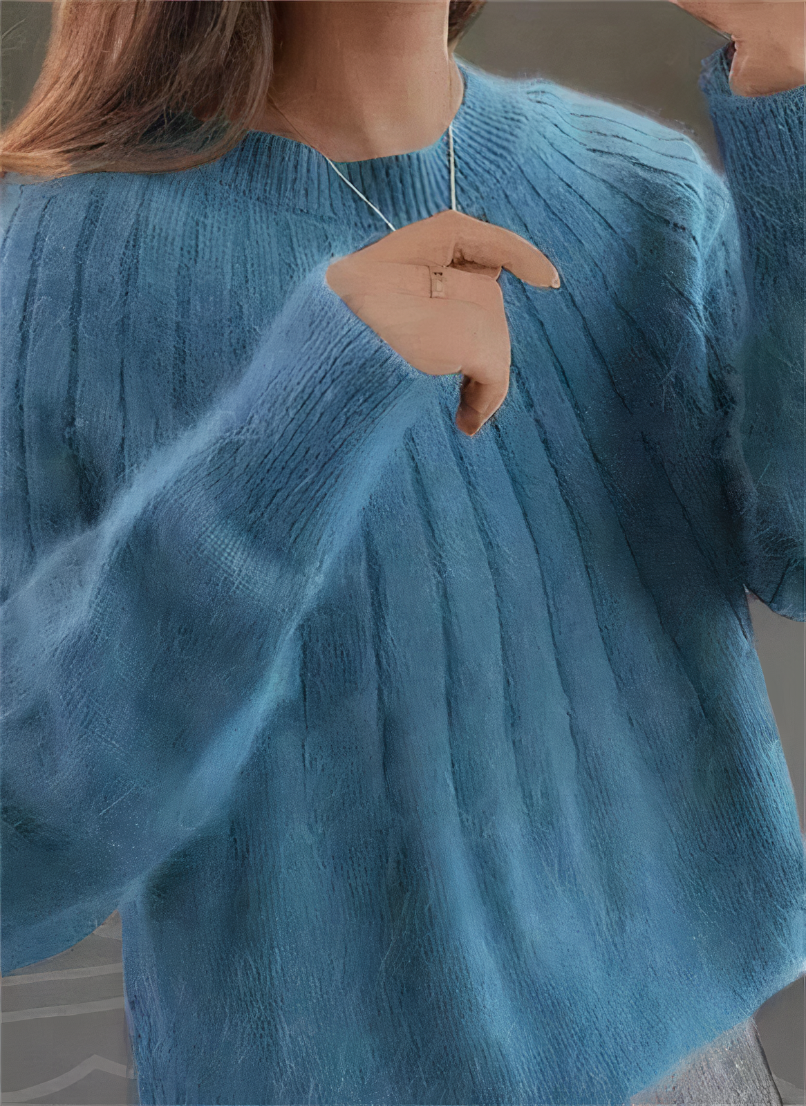 Eleanor® | Fluffy knitted sweater