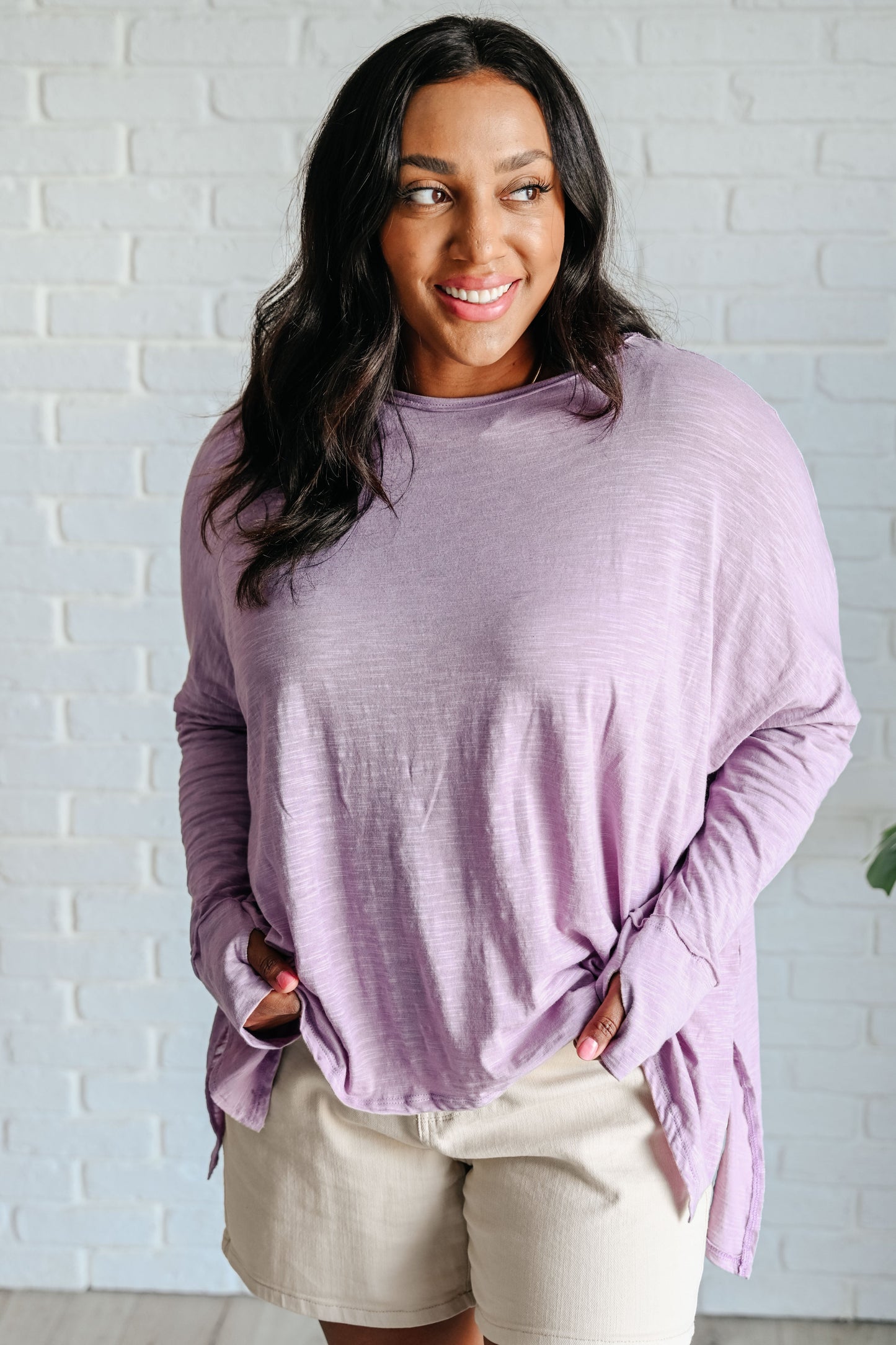 Astrid® | Face It Together jumper with a tiered hem