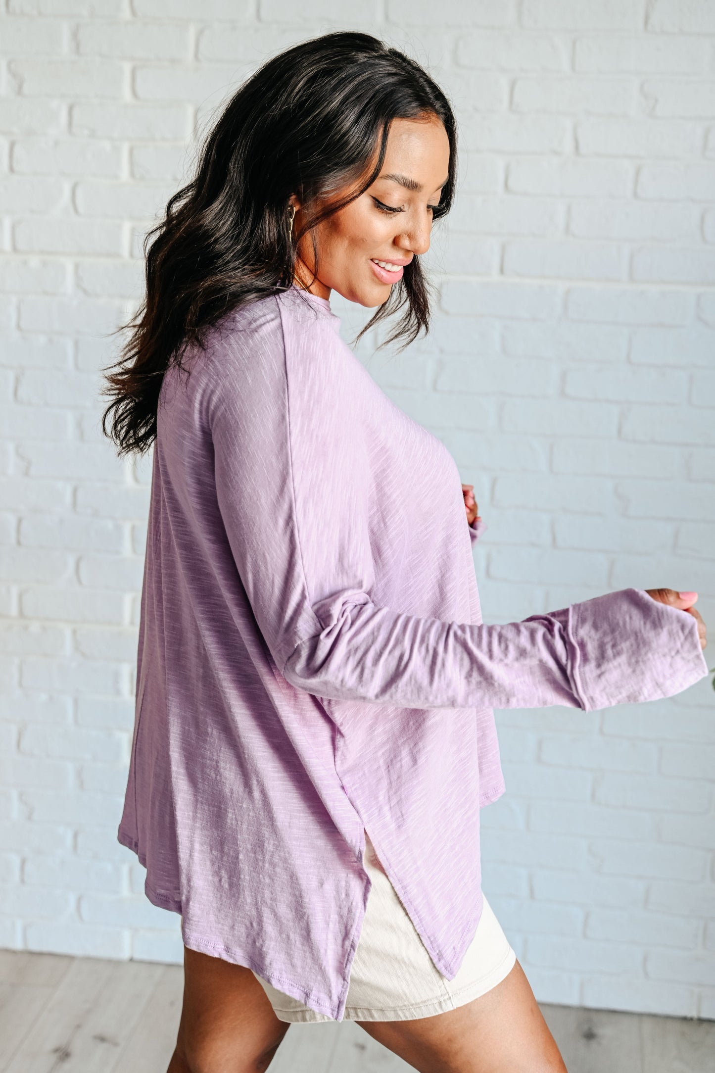 Astrid® | Face It Together jumper with a tiered hem