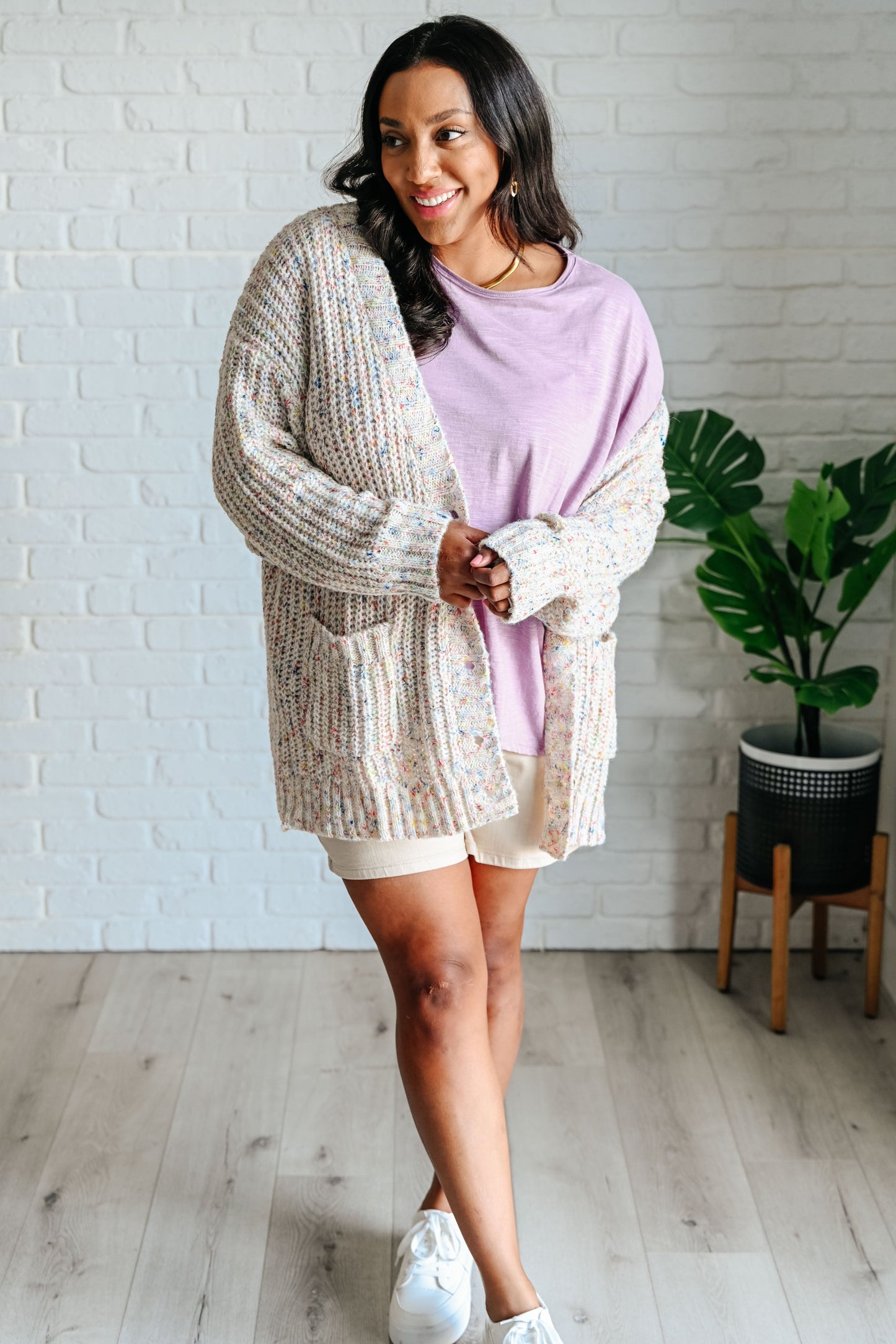 Astrid® | Face It Together jumper with a tiered hem