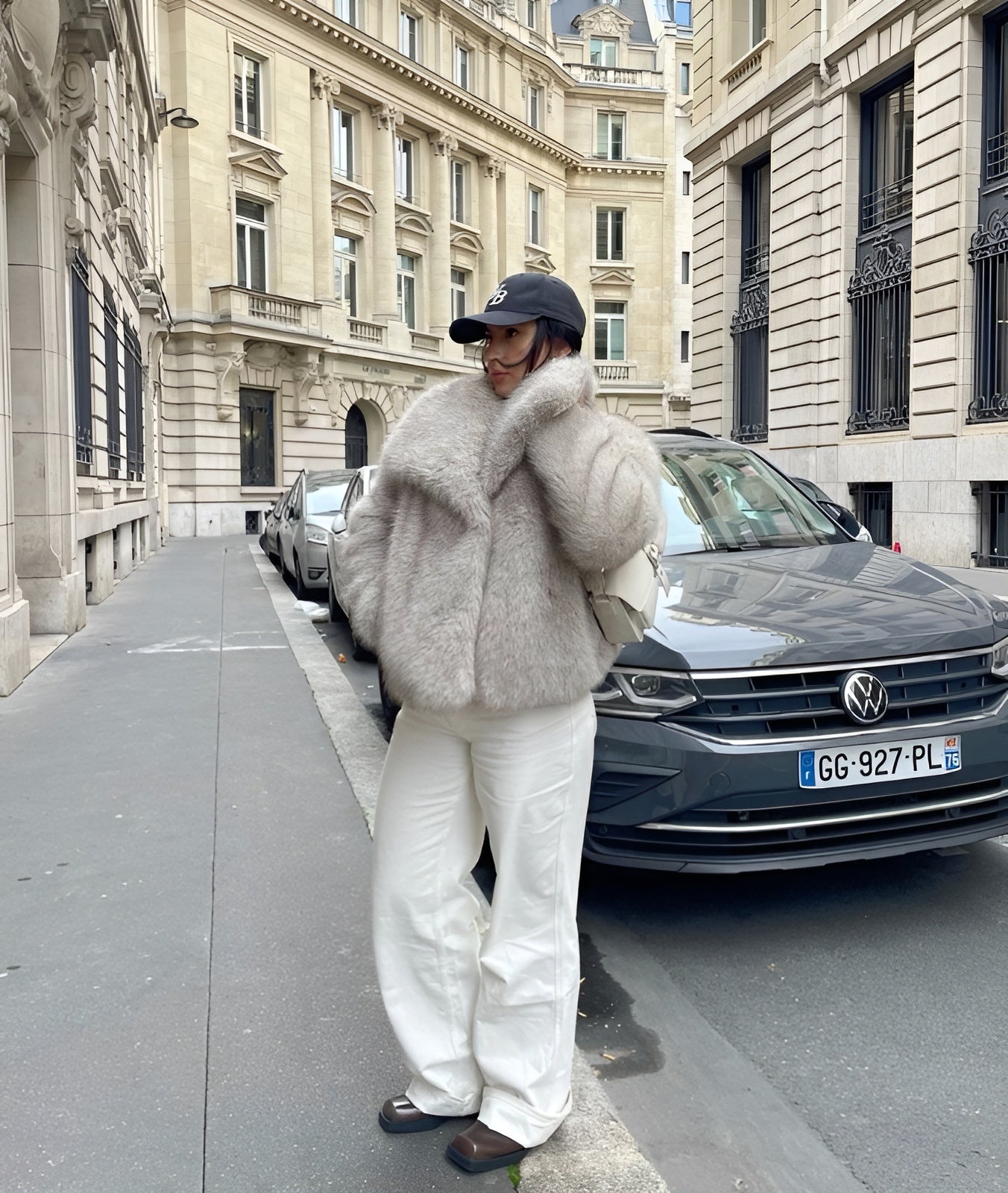 Celestina | Fur coat with lapel collar