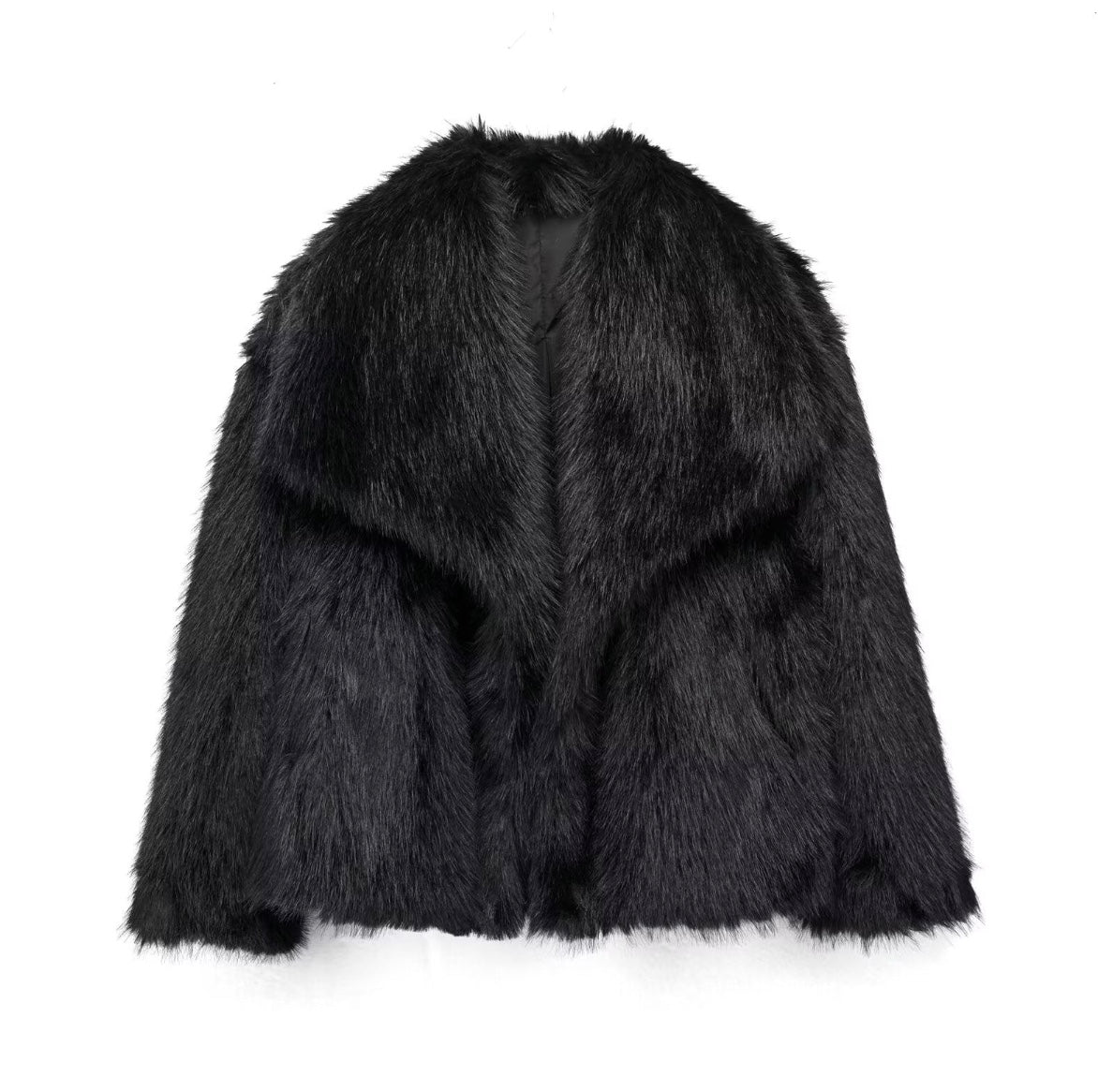 Celestina | Fur coat with lapel collar